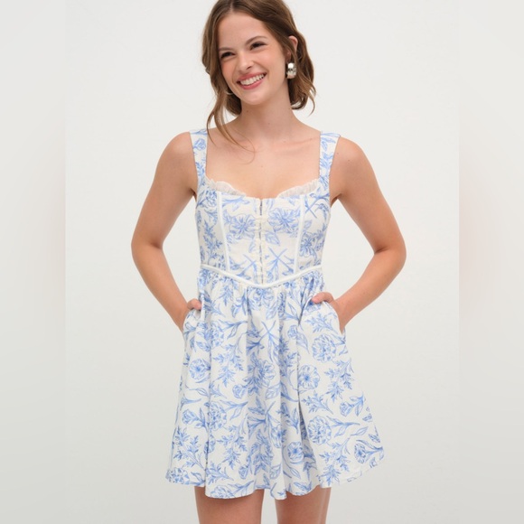 For Love & Lemons Maisie Mini Dress - Picture 1 of 4